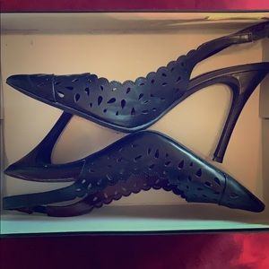 BCBG Matte Black Heels